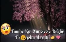 Tumhe Koi Aur Dekhe Toh Attitude  love whatsapp video status