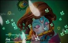 makhan khata notu aavdtu happy janmashtami WhatsApp status video