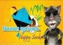 Happy Makar Sankranti Talking Tom Wishes  whatsapp video Status